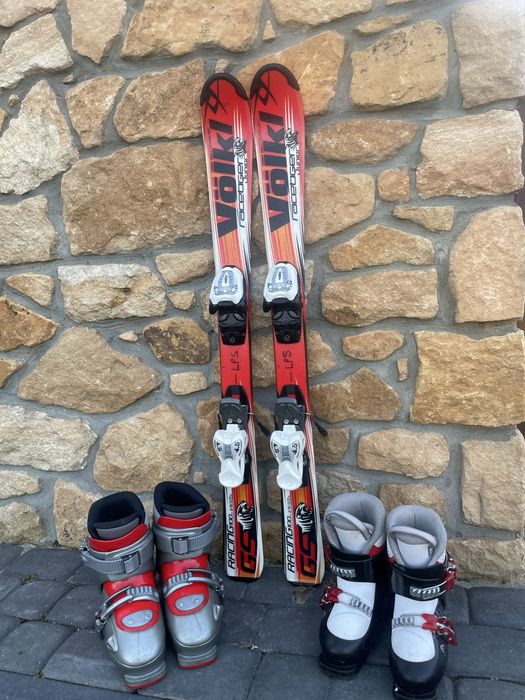 Narty Volki buty narciarskie gratis kask i gogle