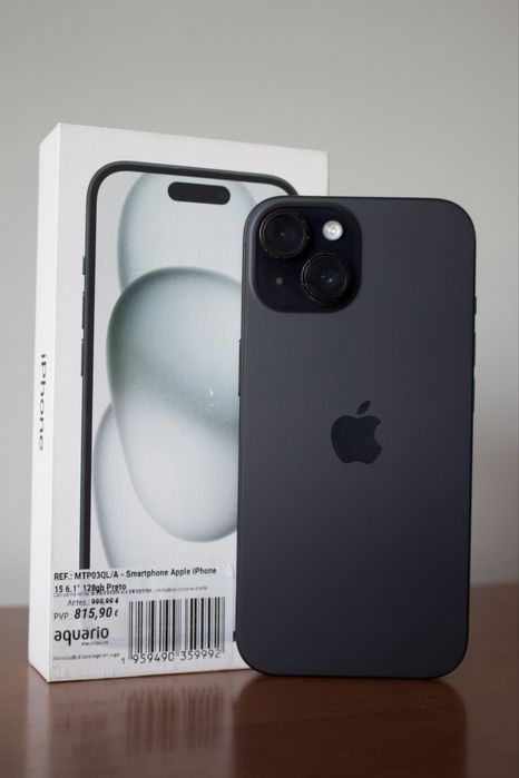iPhone 15 128 GB Preto - Caixa original