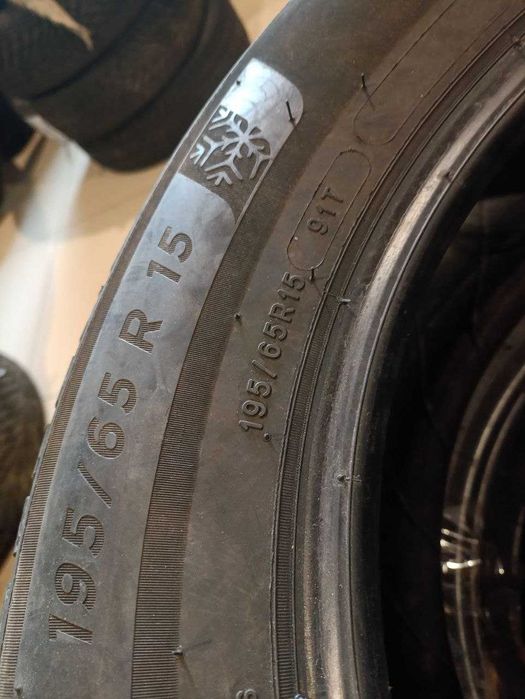 Пара шин б/у 195/65R15 91T Michelin Alpin 6