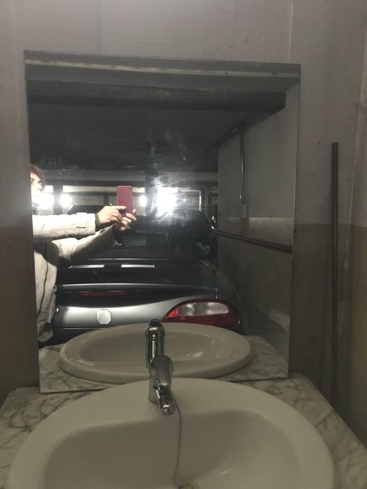 Movel e espelho WC