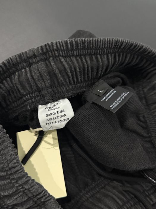 штаны Vetements Metalized Baggy Logo Sweat Pants