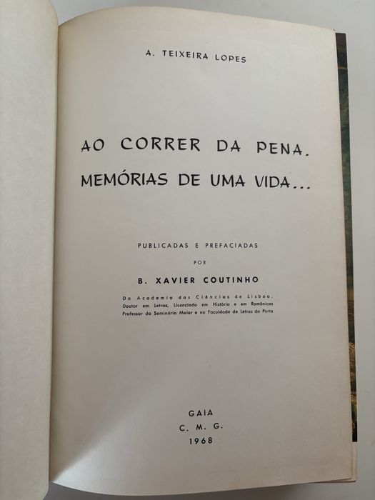 António Teixeira Lopes — Ao Correr da Pena: Memórias de uma Vida
