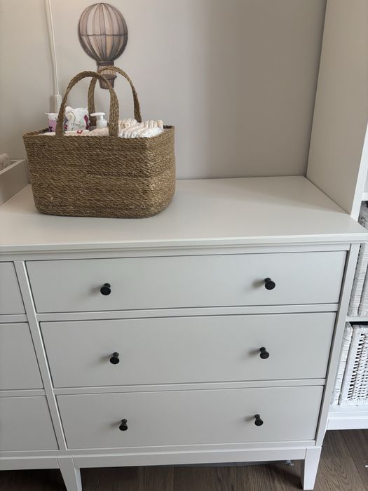 Komoda z przewijakiem i Regał IDÄNAS IKEA