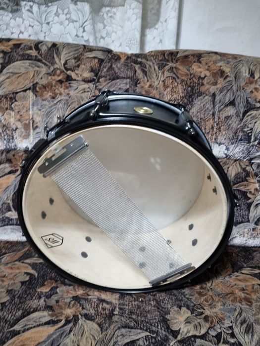 Werbel drewniany 14"x6.5" Tama woodworks black edition drewno topola 8