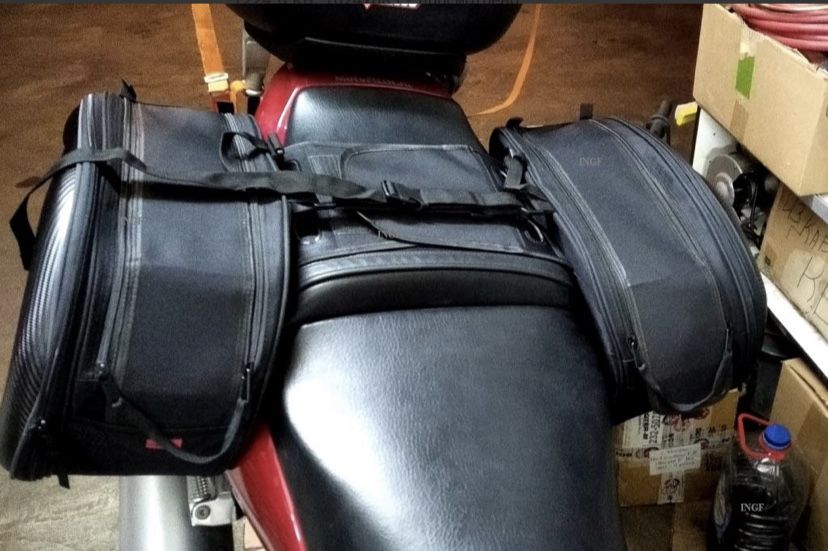мото сумки кофри бічні під шолом Коміне