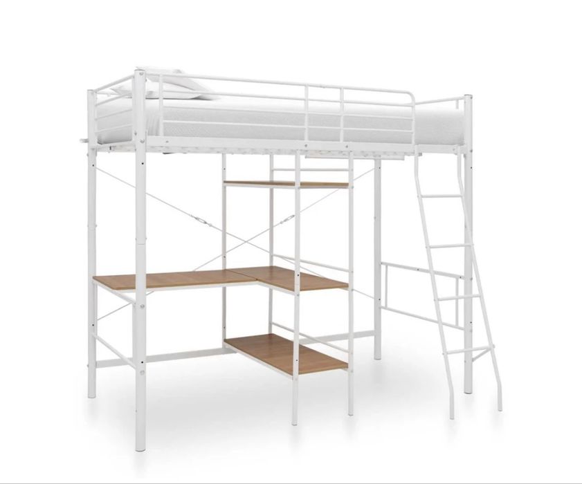 Cama Beliche com Secretária vidaXL (90x200cm) - NOVA NA CAIXA