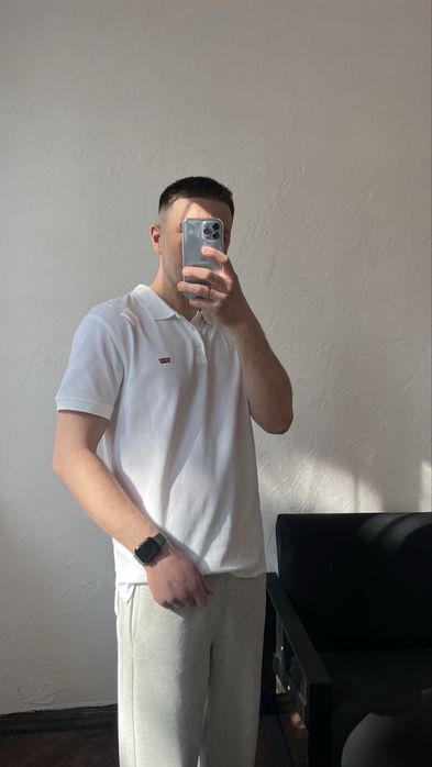 Оригінал 100% Поло Levi’s Standard fit+ чорний