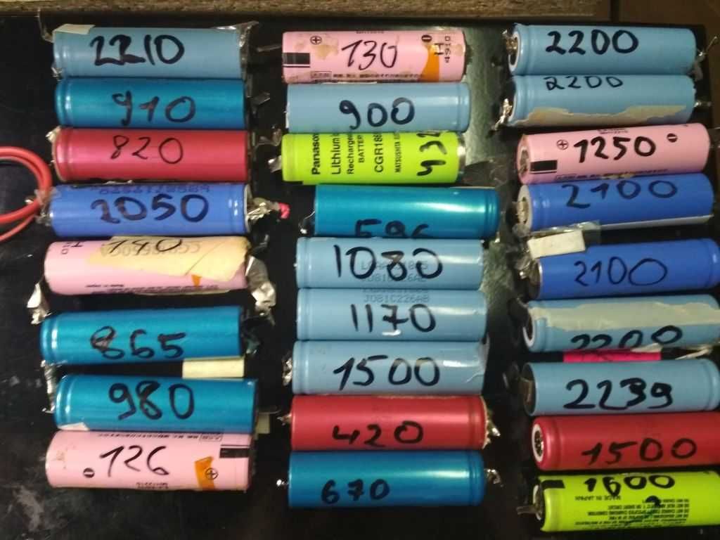 Аккумуляторы Li-ion 18650 від 0mah - 3000mah: 10 грн. - Аксесуари й ...