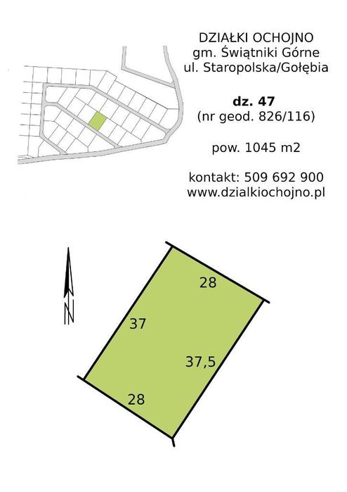 Działka 10,5 ara | Ochojno pod Krakowem | MPZP