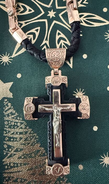 Золотой крест с цепью(585проба ) 4490гр - грамм