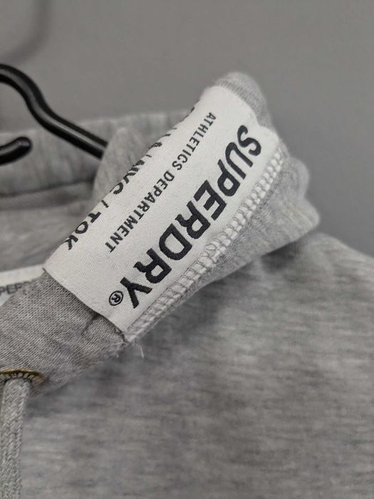Bluza Superdry szara z kapturem rozpinana rozm. 40