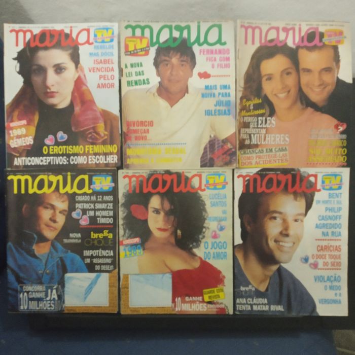 42 revistas MARIA, anos 80 (ll)