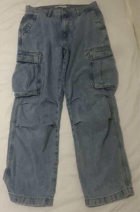 Calças Baggy Jeans Zara