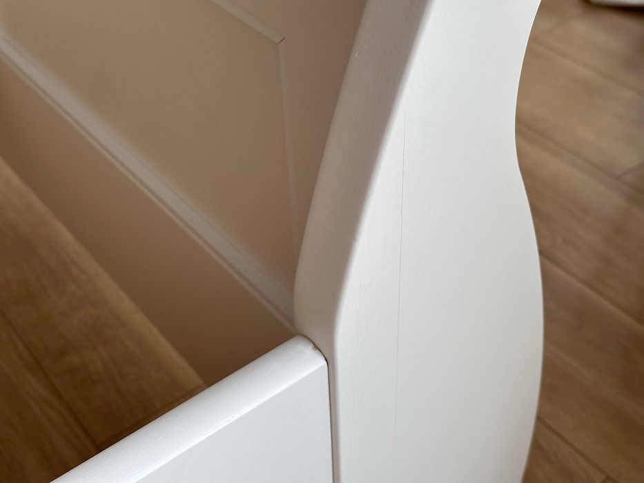 Łóżko 140x200 białe, sosnowe | jedna sztuka, outlet, 2100 zł taniej !