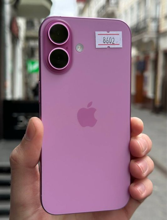 Apple iPhone 16 128gb 256гб Black Pink White Ultramarine Neverlock бу 100% акум / Open Box кілька циклів