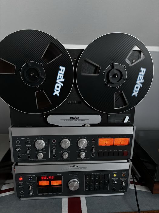 Magnetofon REVOX B77 tuner REVOX B760