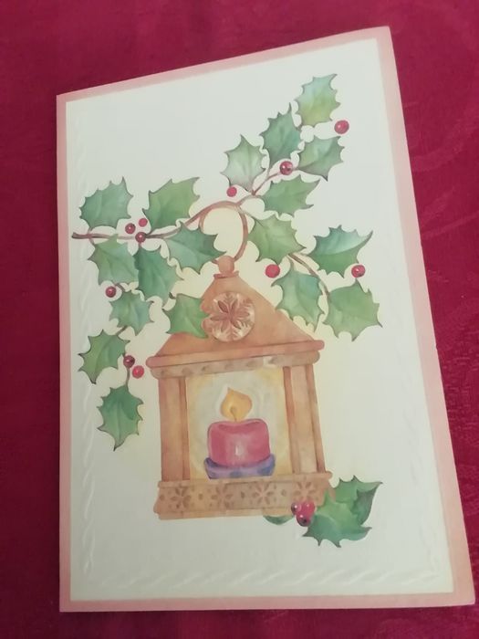 Postal de natal da marca Busquets