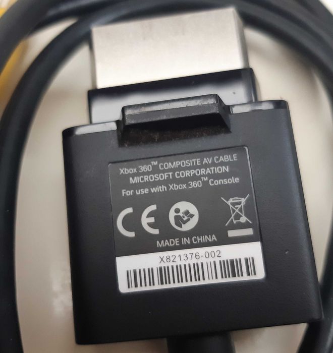 Cabo Composto AV Original Microsoft XBOX 360 e Slim