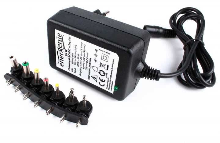 Універсальний блок живлення EnerGenie EG-MC-009 24Вт 12В 2А 9В 3В 4.5В