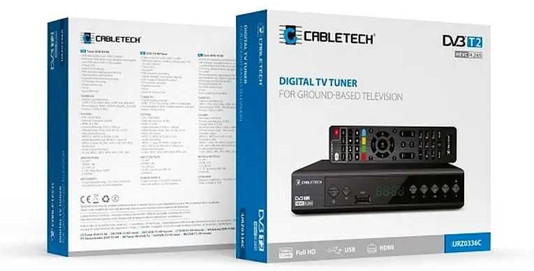 Tuner DVB-T/C Hevc H.265 10bit Cabletech