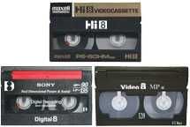Digitalização/Conversão Cassetes Video8, Hi8 e Digital 8