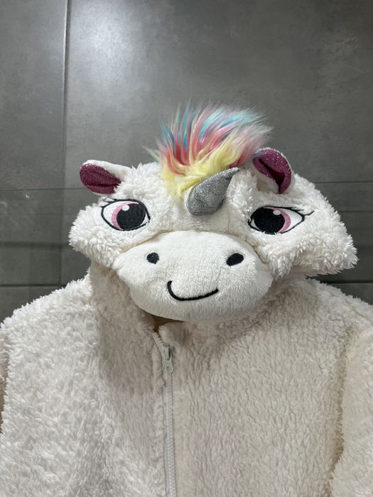 Strój, Piżama jednoczęściowa - Jednorożec - rozmiar S/M.