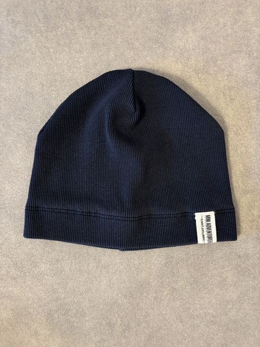 Czapka z dzianiny w prążki H&M r. 74/80