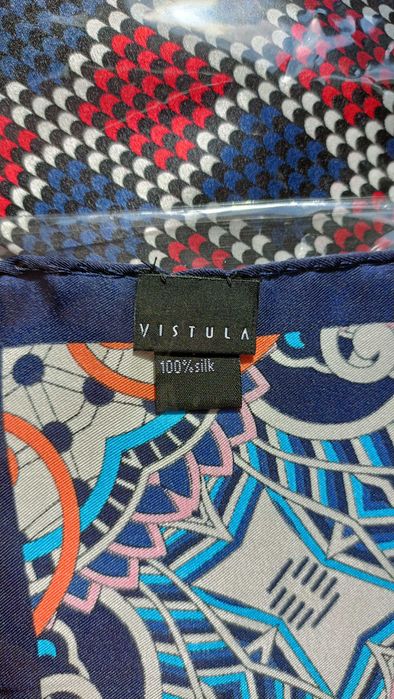 Poszetki jedwab Vistula 100% silk nowe
