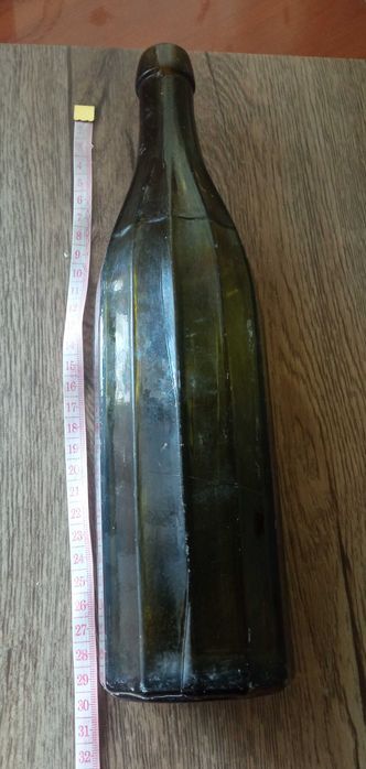 Пивна пляшка з гранями, Ранній СССР (НЕП), КБЗ, 1920 роки. Бутилка.