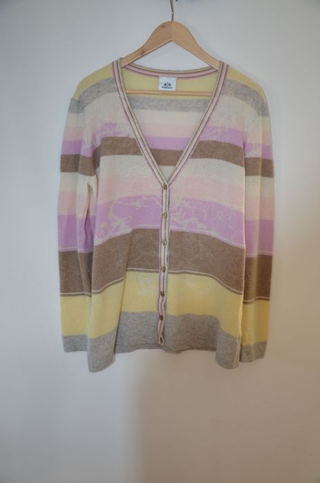 sweter 100% kaszmir r. 44/46 walbusch pasy