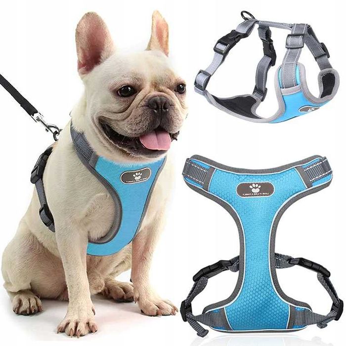 Szelki dla psa z odblaskami oddychające regulowane ASTRO