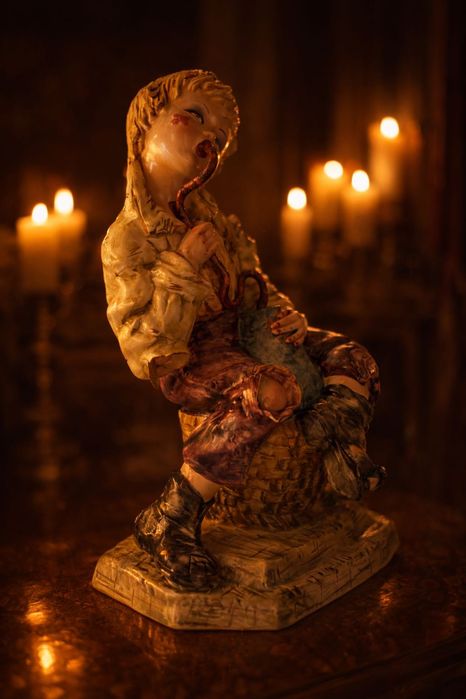 Фарфор Porcellana Capodimonte • “Giovane Viandante con l’Otre” • 30 cm