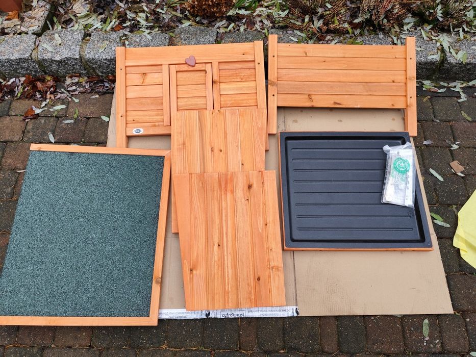 Drewniana budka dla królików i innych Trixie Natura 60x50x47 cm