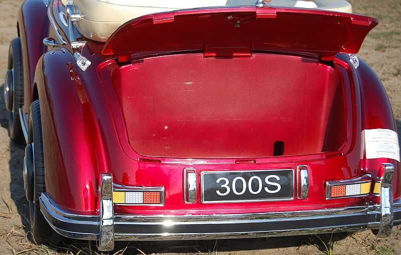 Auto samochód na akumulator Mercedes Benz 300S Retro autko na pilota