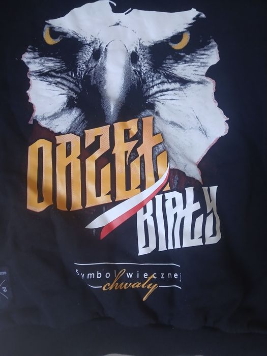 Bluza patriotyczna white red patriots odziez uliczna r. L