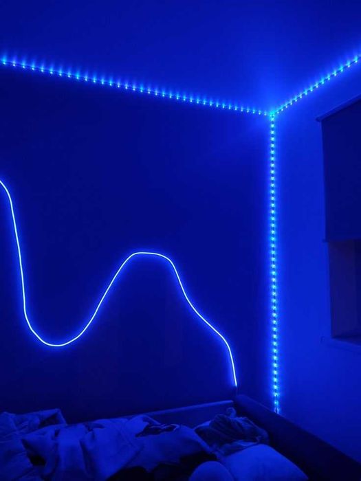 RGB LED лента USB 5м — подсветка комнаты, геймерский декор