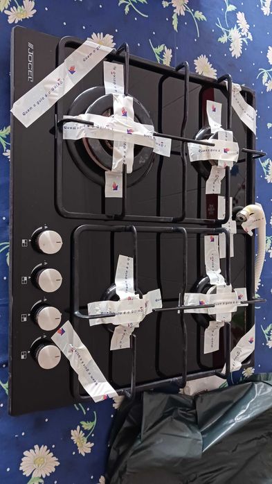 Placa a Gás Vitrocerâmica