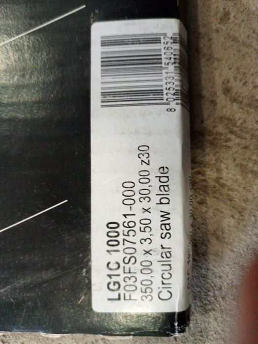 Пила продольна Freud 350x3,5/2.5x30 z30