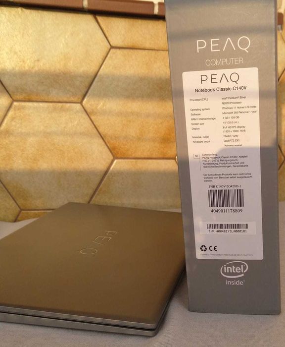 PEAQ Classic C140V 14" FHD IPS /intel-N5030/ 4GB RAM/ SSD 128GB/UHD605