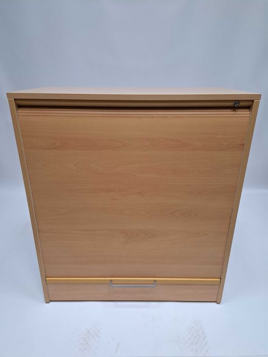 Szafa biurowa aktowa żaluzjowa Martela 2oh  buk