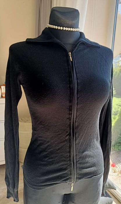 Rozsuwany sweterek/bluza z golfem