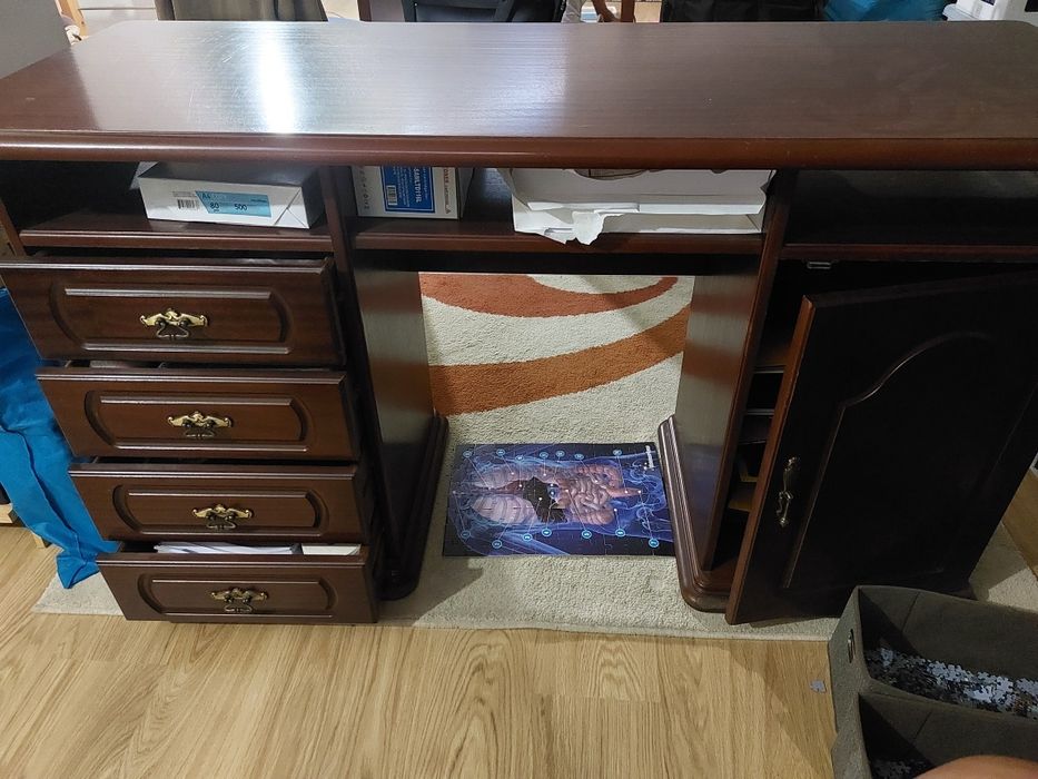 Secretaria 130x50 mogno