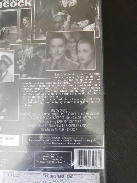 Alfred Hitchcock – The 39 Steps – NOVO – SELADO - Legendas PT