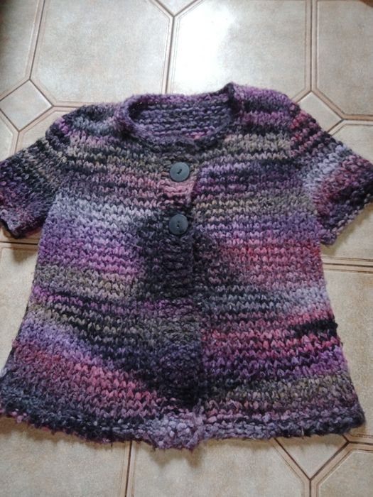 Жилет кофта вязаная