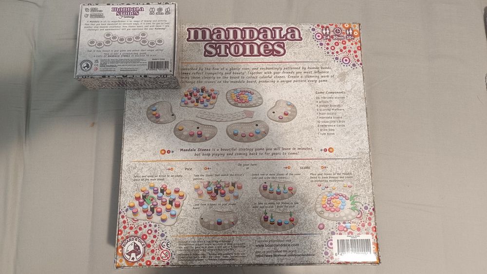 Mandala Stones + dodatek Nowe zafoliowane Kamienna Mandala