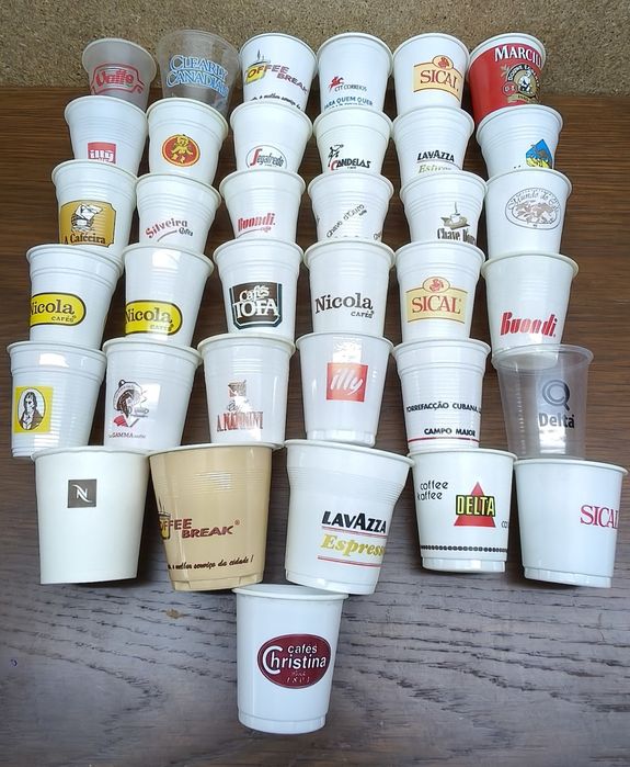 Copos café com publicidade