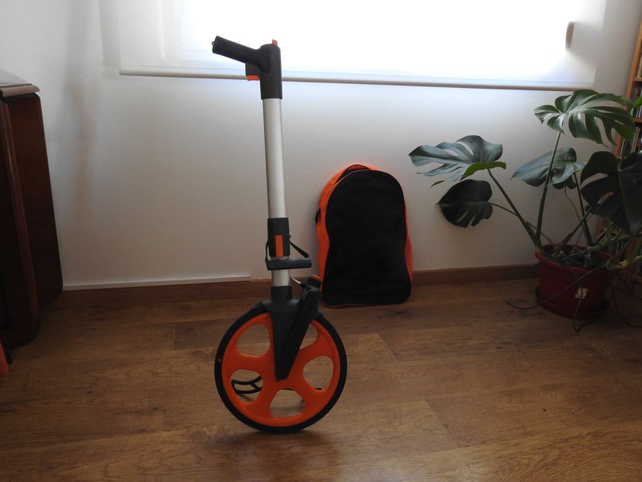 Roda de medição topografia engenharia topómetro