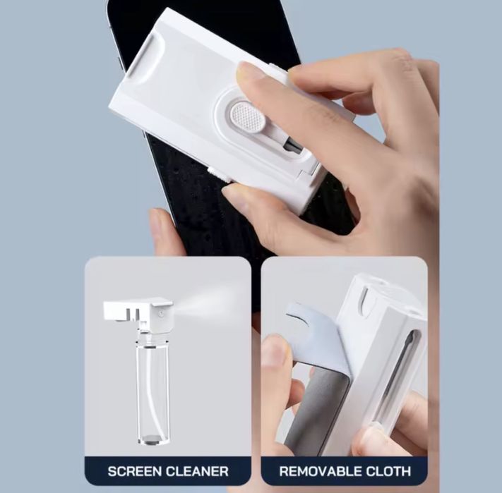 Kit Limpeza 7 em 1 – Teclado, Telemóvel, AirPods