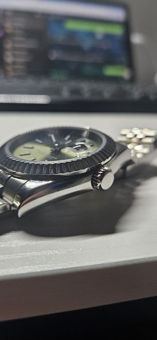 SEIKO 36mm Stainless Steel Mint Green