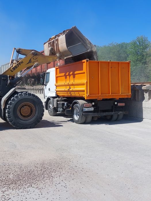 Доставка щебня/піску/підсипки/чорнозем Бровари та район